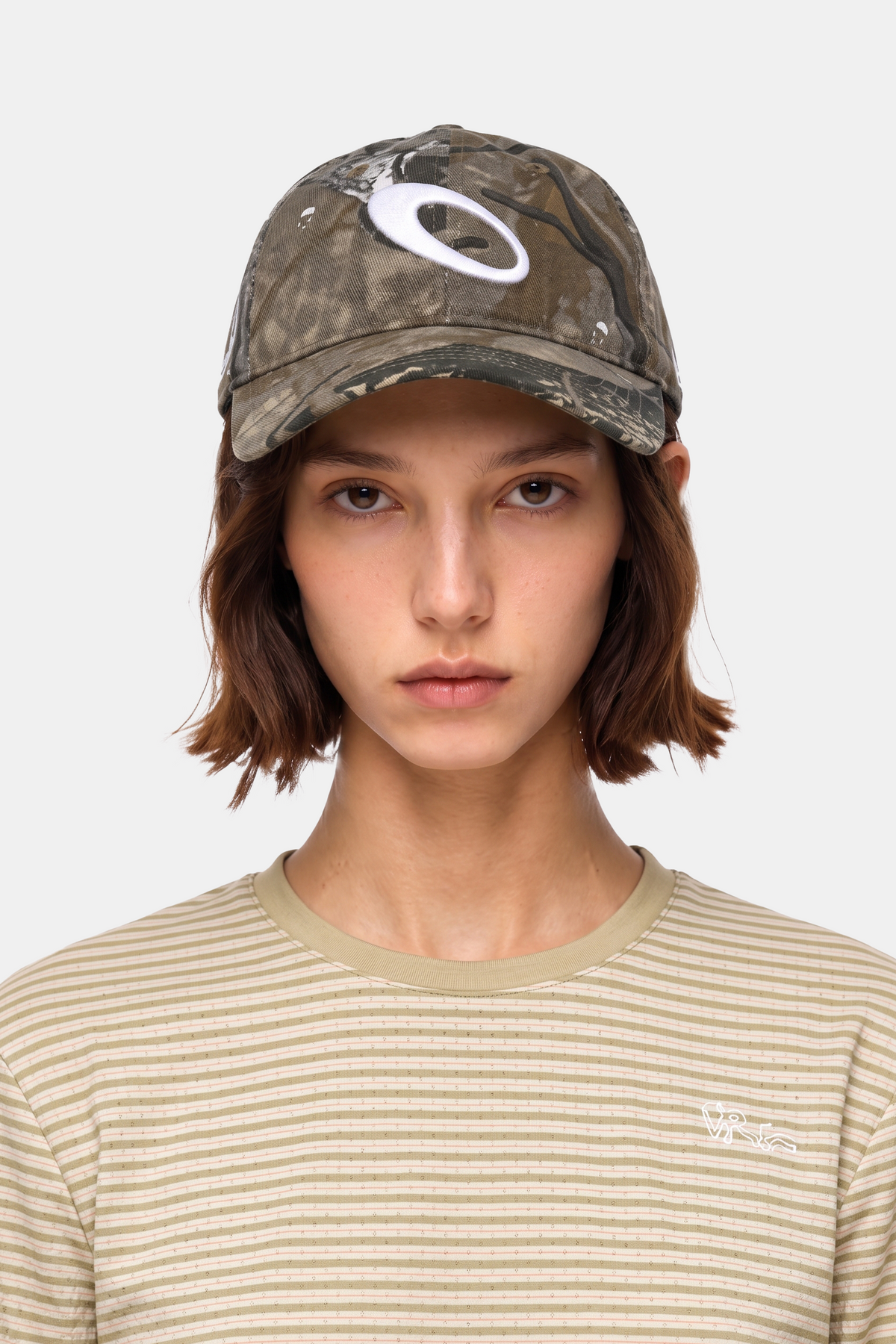 VULCAN Camo Leaf‑Print Baseball Cap