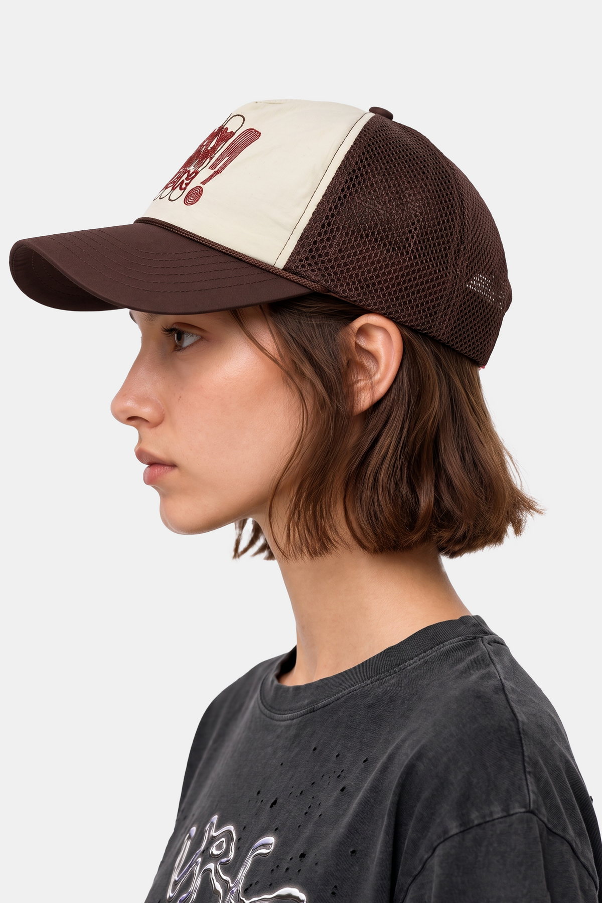 Whynotrun limited mesh hat