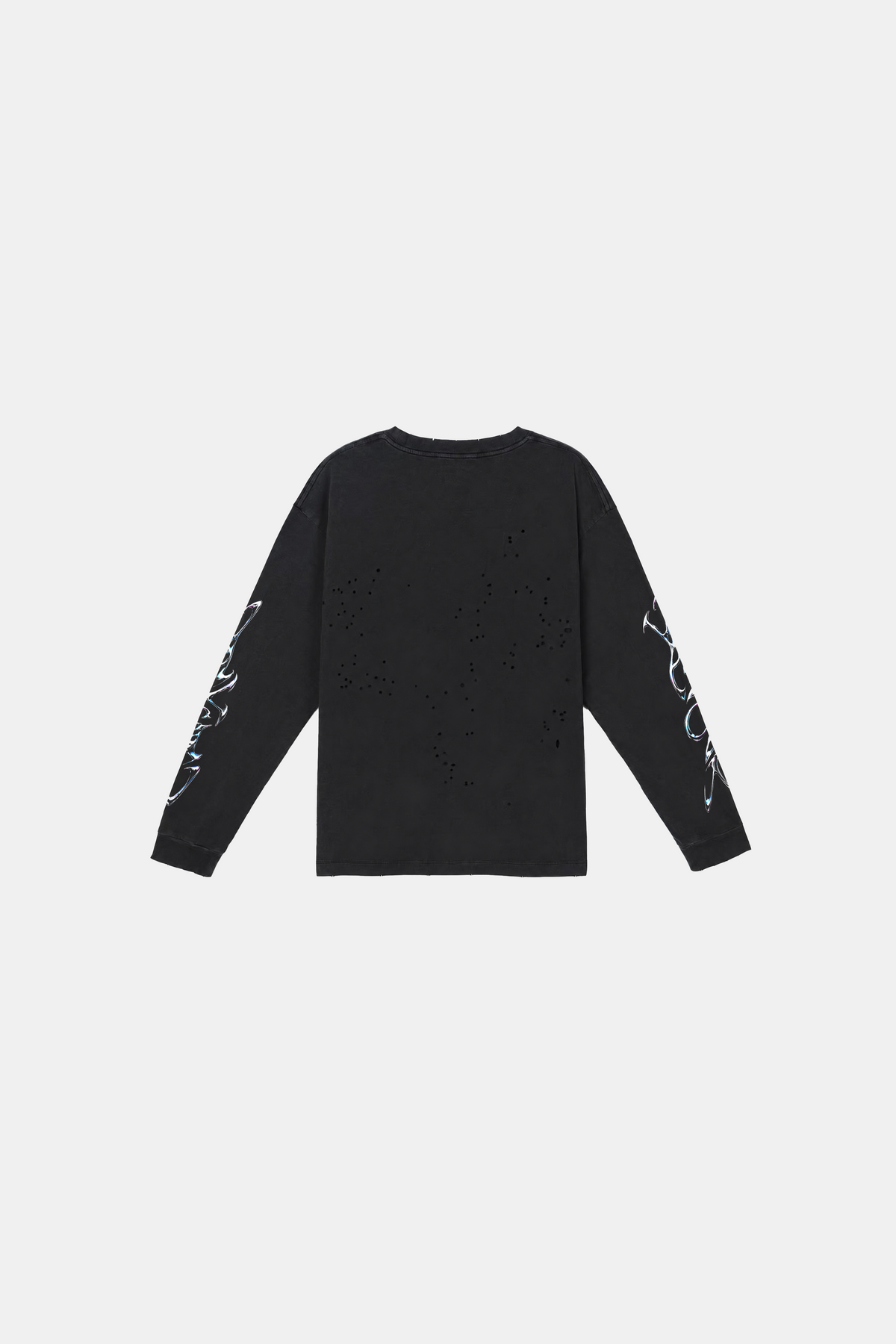 VULCAN Washed Distressed Long Sleeve Tee